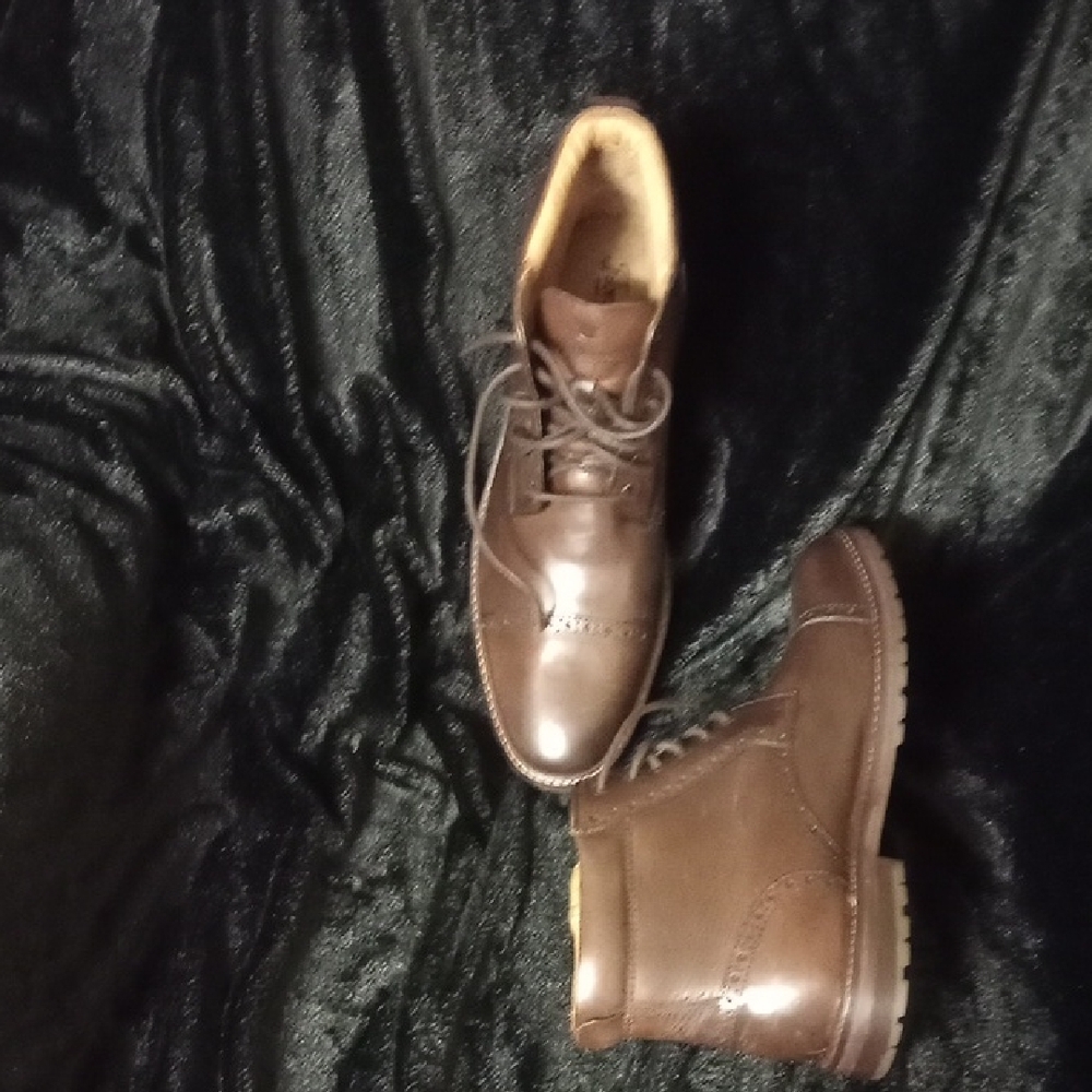 Florsheim Dark Brown Leather Boots